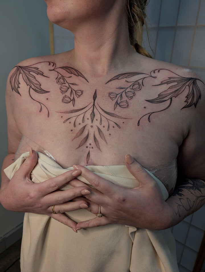 Fineline Tattoos in Melbourne by Toni: Soft, Feminine and Designed to Fit You Perfectly