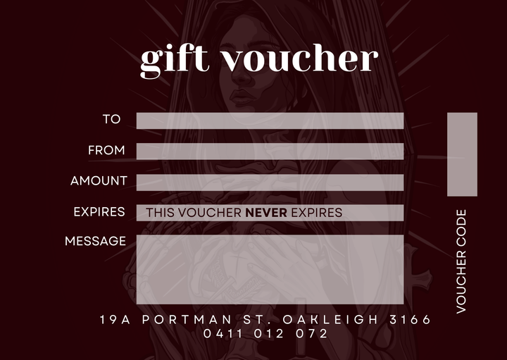 GIFT VOUCHERS